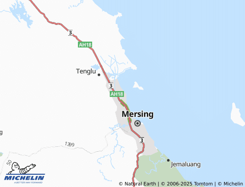 MICHELIN Kampung Tanjong Genting map - ViaMichelin