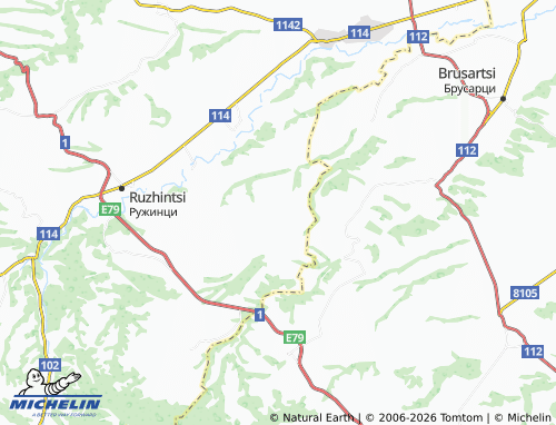 Mappa MICHELIN Cherno pole - ViaMichelin