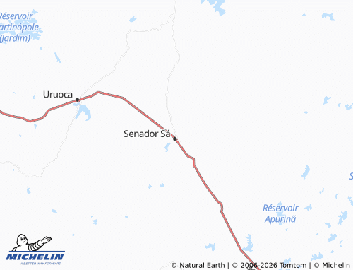 Carte MICHELIN Nossa Senhora dos Amparo - ViaMichelin