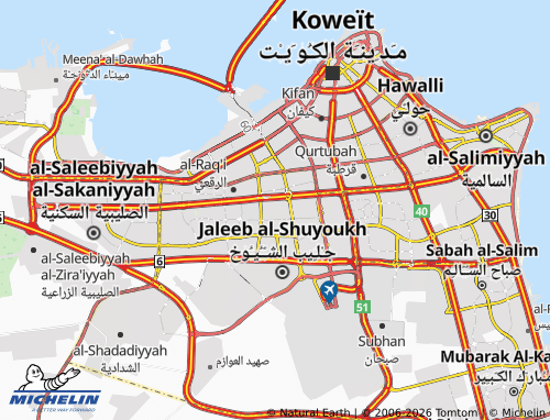 Kaart MICHELIN al-Rabiyah - ViaMichelin