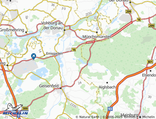 MICHELIN Einberg map - ViaMichelin