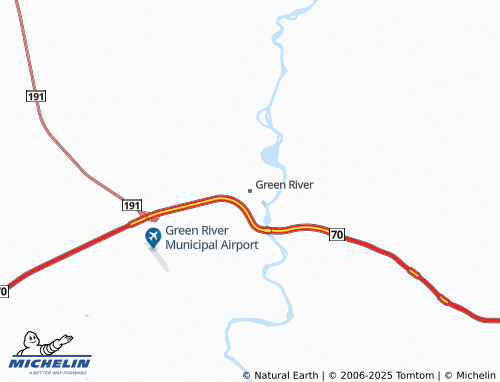Mapa MICHELIN Green River - ViaMichelin