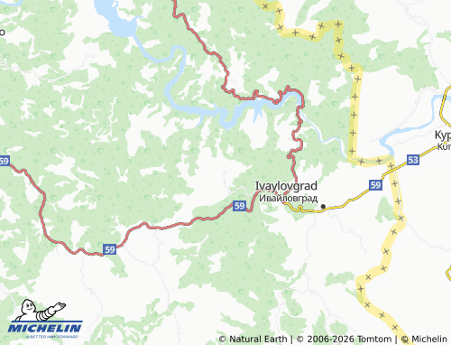 Mappa MICHELIN Pokrovan - ViaMichelin