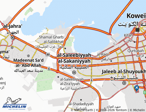 MICHELIN Doha Residential 2 map - ViaMichelin