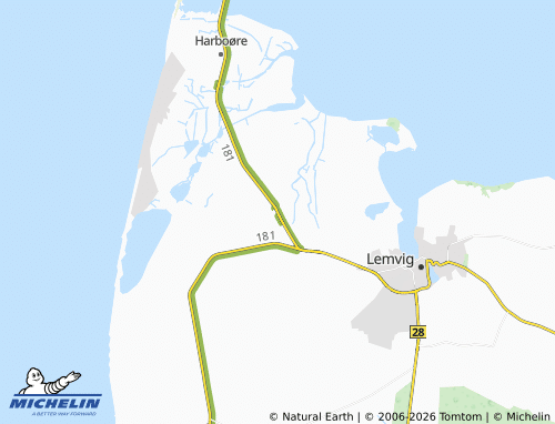 MICHELIN-Landkarte Klinkby - ViaMichelin