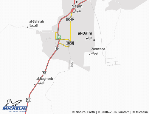 MICHELIN Zamiqa map - ViaMichelin