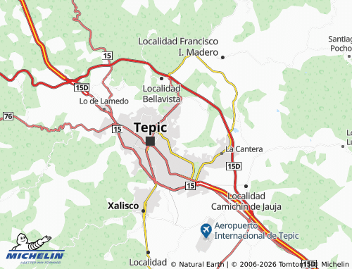 MICHELIN San Juanito map - ViaMichelin