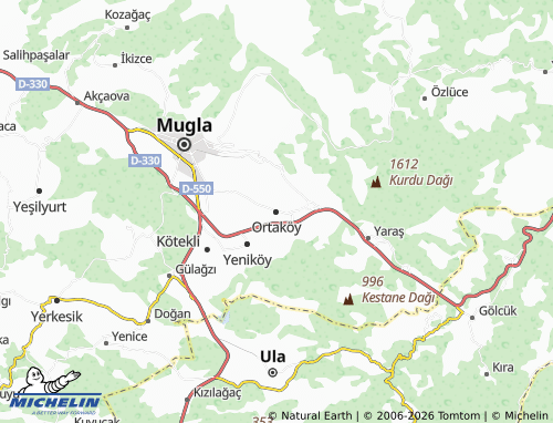 MICHELIN Ortaköy map - ViaMichelin