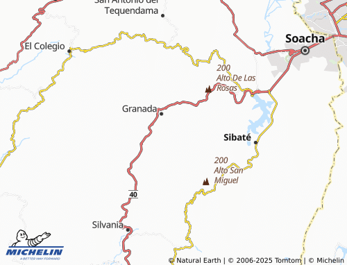 MICHELIN Santa Helena map - ViaMichelin