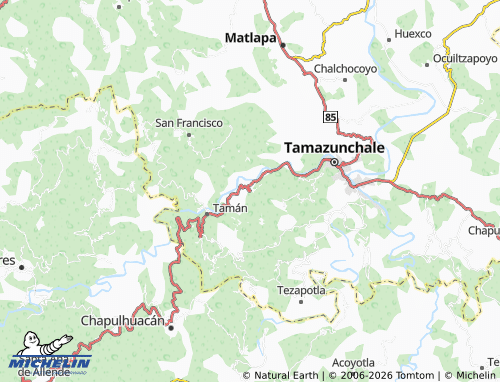 Mapa MICHELIN Huazalingo - ViaMichelin
