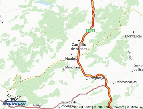 MICHELIN Noalejo map - ViaMichelin