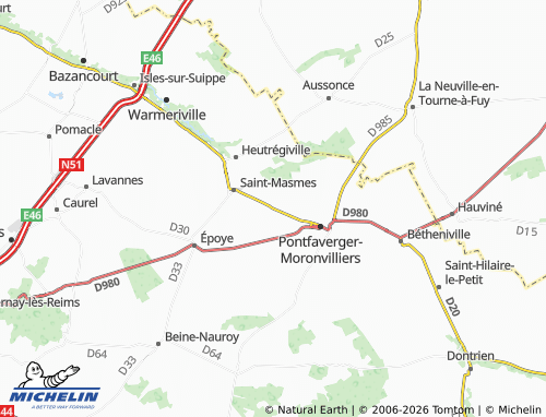 Mapa MICHELIN Selles - ViaMichelin