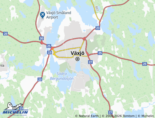 Mapa MICHELIN Växjö - ViaMichelin