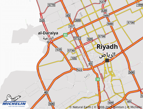 MICHELIN Al Raed Dist map - ViaMichelin