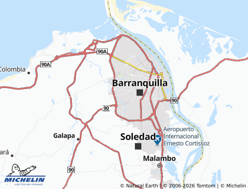 Carte MICHELIN Evaristo Sourdis - ViaMichelin