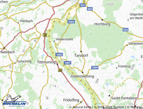 MICHELIN Wupping map - ViaMichelin