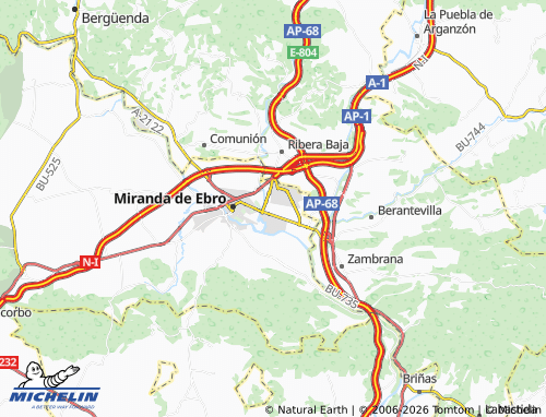 MICHELIN Bayas map - ViaMichelin