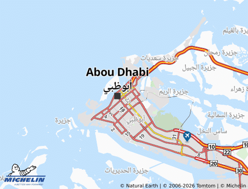 MICHELIN Markaziyah 33 map - ViaMichelin
