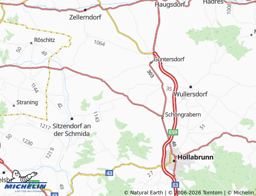 Mapa MICHELIN Mittergrabern - ViaMichelin