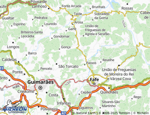 Mapa MICHELIN Castanheira - ViaMichelin