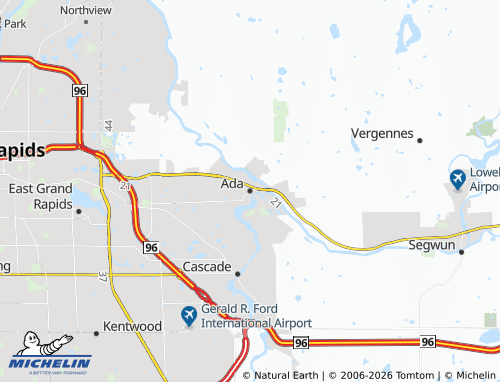 Carte MICHELIN Ada - ViaMichelin