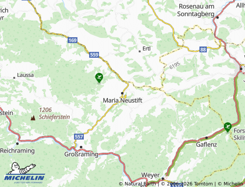 MICHELIN Maria Neustift map - ViaMichelin