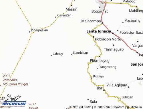 MICHELIN Nambalan map - ViaMichelin