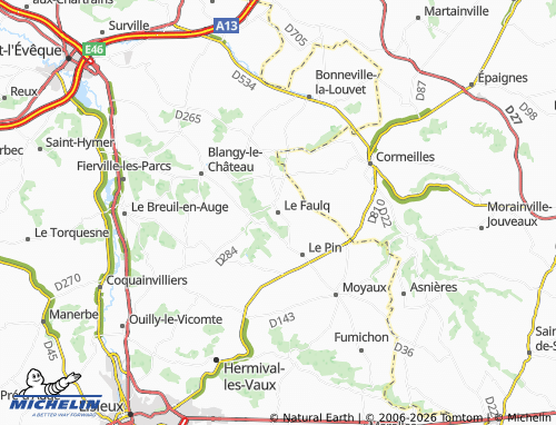 MICHELIN Le Faulq map - ViaMichelin