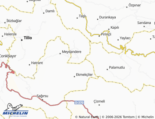 Mappa MICHELIN Akyayla - ViaMichelin