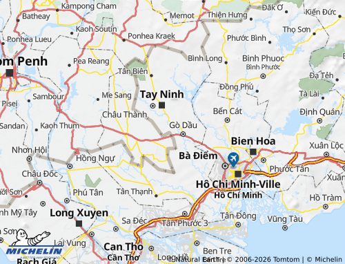 Mapa MICHELIN Bến Cầu - ViaMichelin