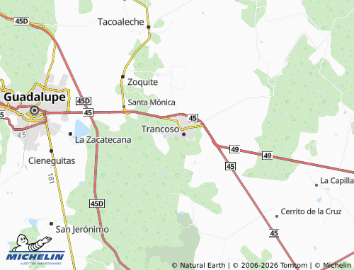 MICHELIN Los Cordero map - ViaMichelin