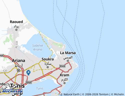 Mapa MICHELIN Qammart - ViaMichelin