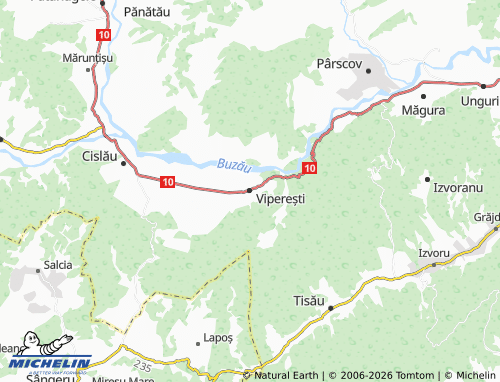 Mappa MICHELIN Viperești - ViaMichelin