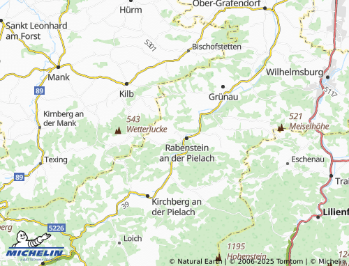 MICHELIN Dorf-Au map - ViaMichelin
