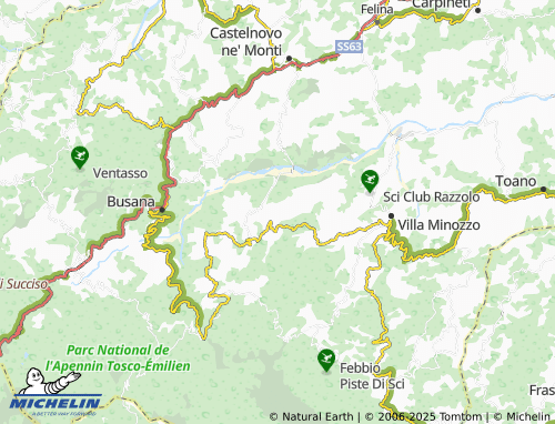 MICHELIN Sologno map - ViaMichelin