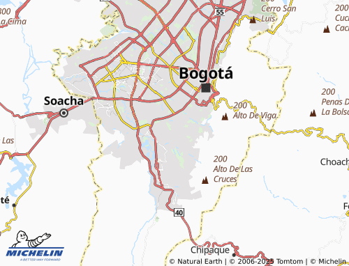 MICHELIN Las Lomas map - ViaMichelin