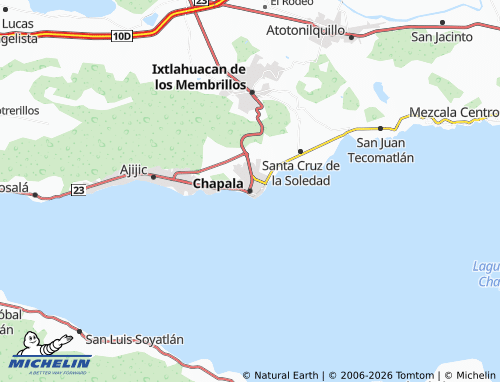 Mappa MICHELIN Chapala - ViaMichelin