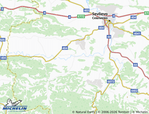 MICHELIN-Landkarte Dushevo - ViaMichelin