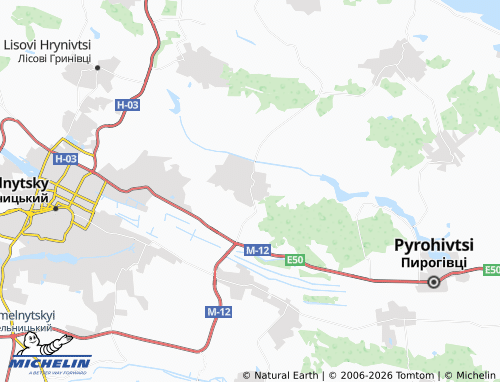 MICHELIN-Landkarte Davydkivtsi - ViaMichelin