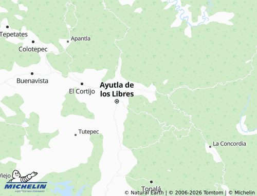 Mapa MICHELIN San Valentín - ViaMichelin