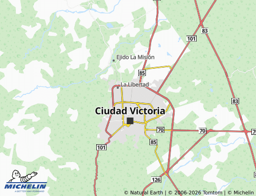 Mapa MICHELIN Santa Martha - ViaMichelin
