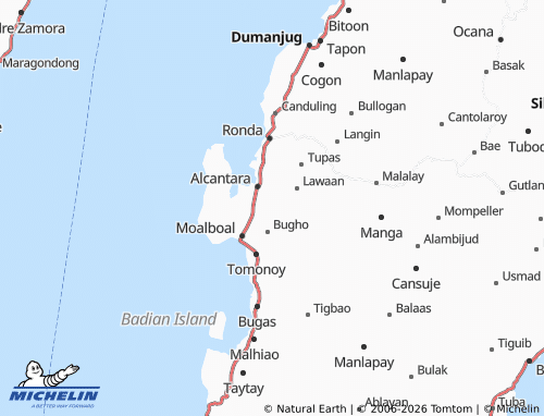 MICHELIN Lanao map - ViaMichelin