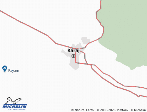 Carte MICHELIN Karaj - ViaMichelin