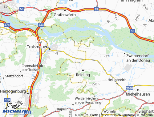 MICHELIN Gemeinlebarn map - ViaMichelin