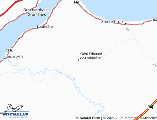 MICHELIN Saint-Édouard-de-Lotbinière map - ViaMichelin