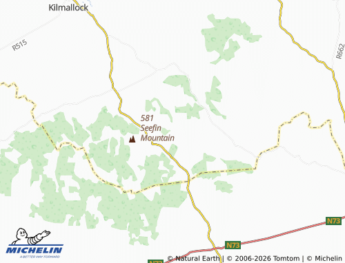 Kaart MICHELIN Ballyorgan - ViaMichelin