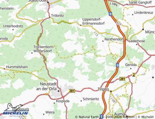 MICHELIN Pillingsdorf map - ViaMichelin