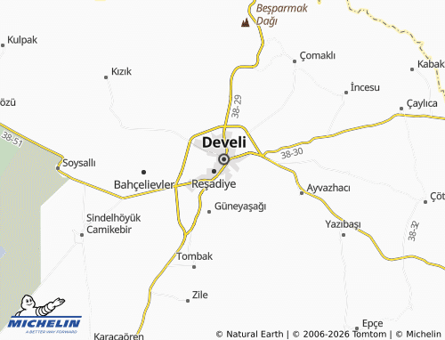 Mappa MICHELIN Camiikebir - ViaMichelin