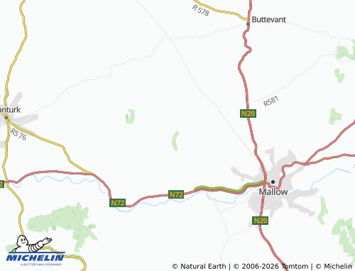 MICHELIN-Landkarte Ballyclough - ViaMichelin