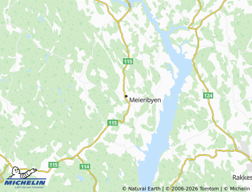 MICHELIN-Landkarte Meieribyen - ViaMichelin